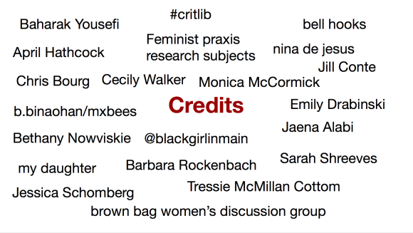 Credits, Oberlin Digital Scholarship Keynote